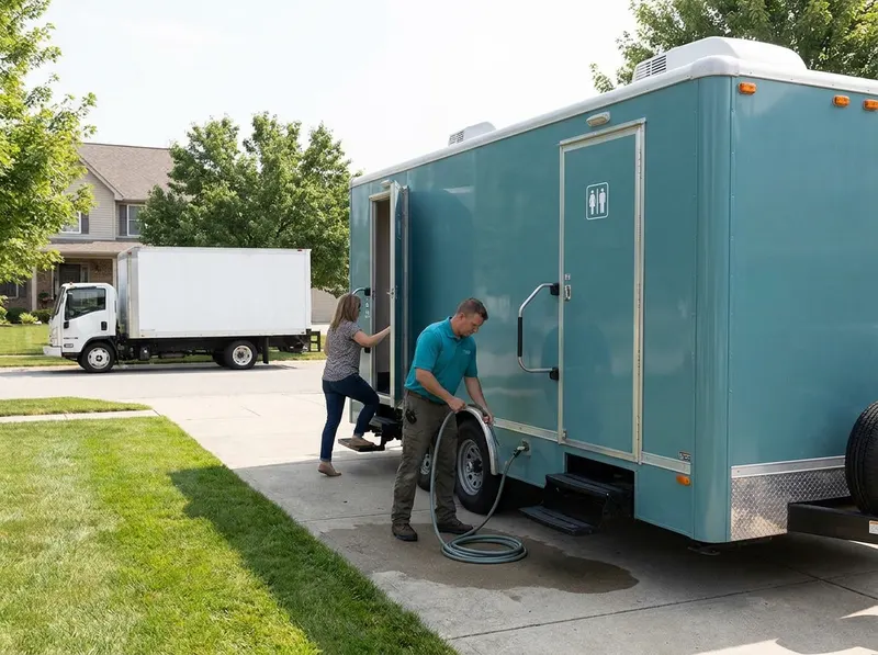Multi-Stall Luxury Restroom Trailers in Fairfield, OH